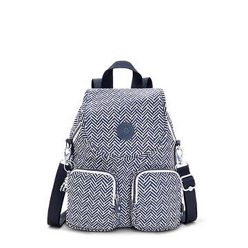 Mochilas Kipling Firefly Up Printed Convertible Grises | MX 1582WN